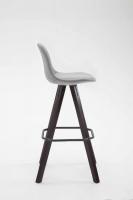 Barhocker Franklin Stoff Square Cappuccino (eiche) grau Barhocker Franklin Stoff Square Cappuccino (eiche) grau