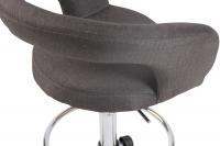 Barhocker Jaen Stoff dunkelgrau 