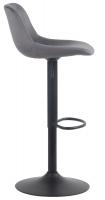 2er Set Barhocker Loft Samt dunkelgrau 2er Set Barhocker Loft Samt dunkelgrau