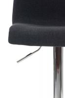 Barhocker Hoover Stoff schwarz Barhocker Hoover Stoff schwarz