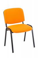 4er Set Besucherstuhl Ken Stoff orange 4er Set Besucherstuhl Ken Stoff orange