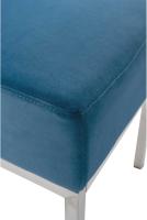 Sitzhocker Lamega Samt blau 