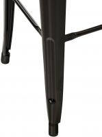 4er Set Barhocker Mason schwarz-gold 