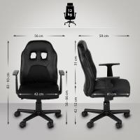 Kinder Bürostuhl Fun schwarz/schwarz Kinder Bürostuhl Fun schwarz/schwarz