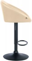 Barhocker Davie Kunstleder schwarz creme Barhocker Davie Kunstleder schwarz creme