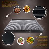 Grillplatte 45,5 x 35 cm anthrazit Grillplatte 45,5 x 35 cm anthrazit