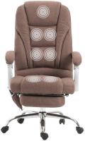 Bürostuhl Pacific Stoff mit Massagefunktion braun Bürostuhl Pacific Stoff mit Massagefunktion braun