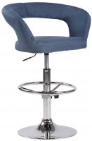 Barhocker Jaen Stoff blau Barhocker Jaen Stoff blau