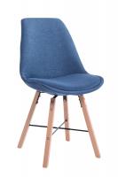 Besucherstuhl Laffont Stoff Natura blau Besucherstuhl Laffont Stoff Natura blau