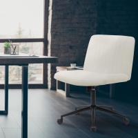 Bürostuhl Kingman Samt creme Bürostuhl Kingman Samt creme