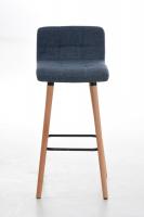 2er Set Barhocker Lincoln Stoff natura blau 2er Set Barhocker Lincoln Stoff natura blau