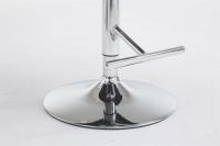 Barhocker Los Angeles, Stoff grau 