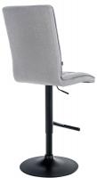 Barhocker Peking V2 Stoff schwarz hellgrau 