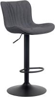 Barhocker Linus Stoff schwarz Barhocker Linus Stoff schwarz