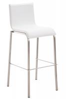 Barhocker Avola Leder Flach E78 weiß Barhocker Avola Leder Flach E78 weiß