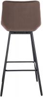 Barhocker Weston Samt braun Barhocker Weston Samt braun