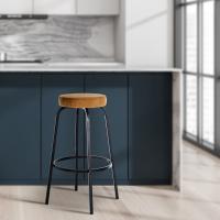 Barhocker Kamari Samt coffee 