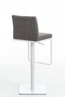 Barhocker Panama W Stoff grau 