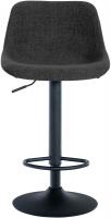 Barhocker Loft Stoff schwarz Barhocker Loft Stoff schwarz