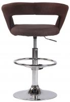 Barhocker Jaen Stoff braun 