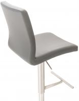 Barhocker Cadiz Kunstleder edelstahl grau 