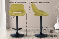 2er Set Barhocker Milet Stoff B grün 2er Set Barhocker Milet Stoff B grün