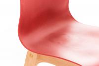 Barhocker Hoover Natura 4-Fuß Gestell rot 