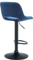 Barhocker Camden Samt schwarz blau 