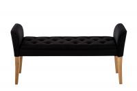 Chaiselongue Cleopatra, antik-hell schwarz 