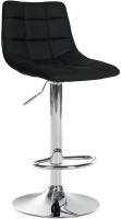 2er Set Barhocker Jerry Kunstleder chrom schwarz 2er Set Barhocker Jerry Kunstleder chrom schwarz