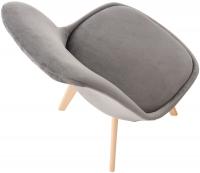 4er Set Stuhl Linares Samt grau 4er Set Stuhl Linares Samt grau