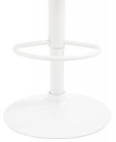 2er Set Barhocker Braga Samt weiß creme 2er Set Barhocker Braga Samt weiß creme