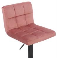 4er Set Barhocker Feni Samt pink 