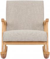 Schaukelstuhl Morelia Stoff natur creme 