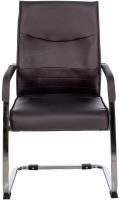 2er Set Besucherstuhl Hobart braun 