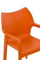 2er SET Stapelstuhl DIVA orange 2er SET Stapelstuhl DIVA orange