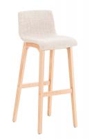Barhocker Hoover Stoff Natura creme Barhocker Hoover Stoff Natura creme