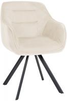 Stuhl Russel Samt creme Stuhl Russel Samt creme