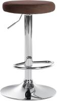 Barhocker Ponte Samt chrom braun Barhocker Ponte Samt chrom braun