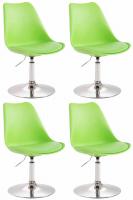 4er Set Esszimmerstühle Maverick C Kunststoff grün 4er Set Esszimmerstühle Maverick C Kunststoff grün
