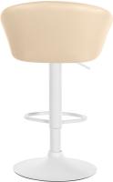 Barhocker Davie Kunstleder weiß creme Barhocker Davie Kunstleder weiß creme