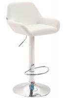 Barhocker Braga Kunstleder chrom weiß Barhocker Braga Kunstleder chrom weiß