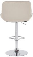 2er Set Barhocker Solon Chrom Samt creme 2er Set Barhocker Solon Chrom Samt creme