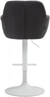 Barhocker Natoma Stoff weiß schwarz Barhocker Natoma Stoff weiß schwarz