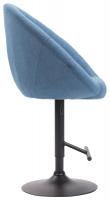 Barhocker London V2 Stoff schwarz blau Barhocker London V2 Stoff schwarz blau