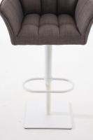 Barhocker Damaso W Stoff grau Barhocker Damaso W Stoff grau