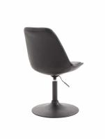4er Set Esszimmerstühle Maverick B Kunstleder schwarz 