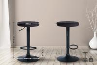 2er Set Barhocker Ponte Samt schwarz schwarz 2er Set Barhocker Ponte Samt schwarz schwarz
