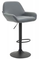 Barhocker Braga Kunstleder grau Barhocker Braga Kunstleder grau