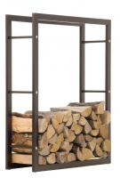 Kaminholzständer Keri 25x80x100 schwarz-matt Kaminholzständer Keri 25x80x100 schwarz-matt